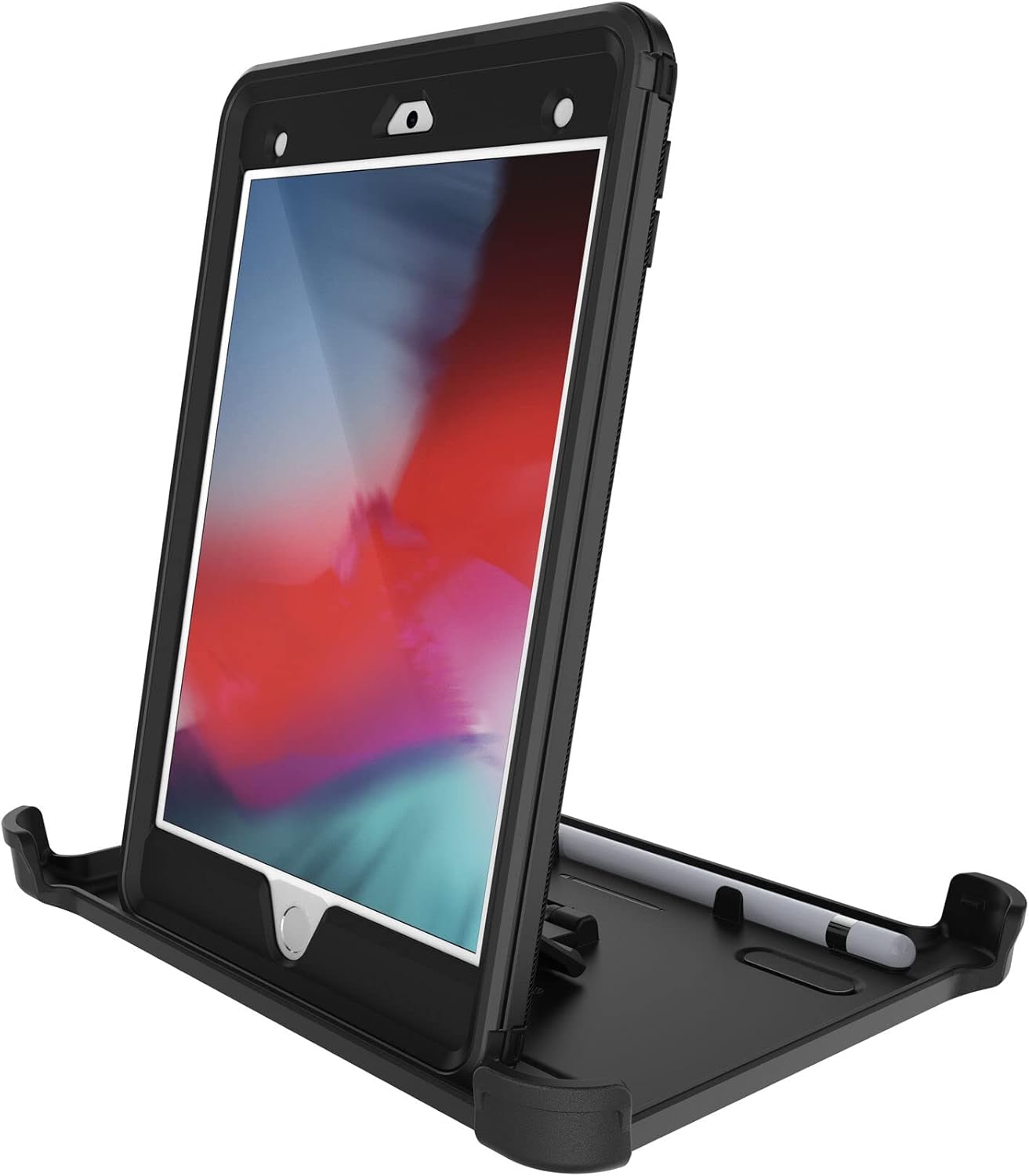 Styqeen Defender Armor Case for iPad Mini5 / Mini 4 with Belt Clip Holster Black