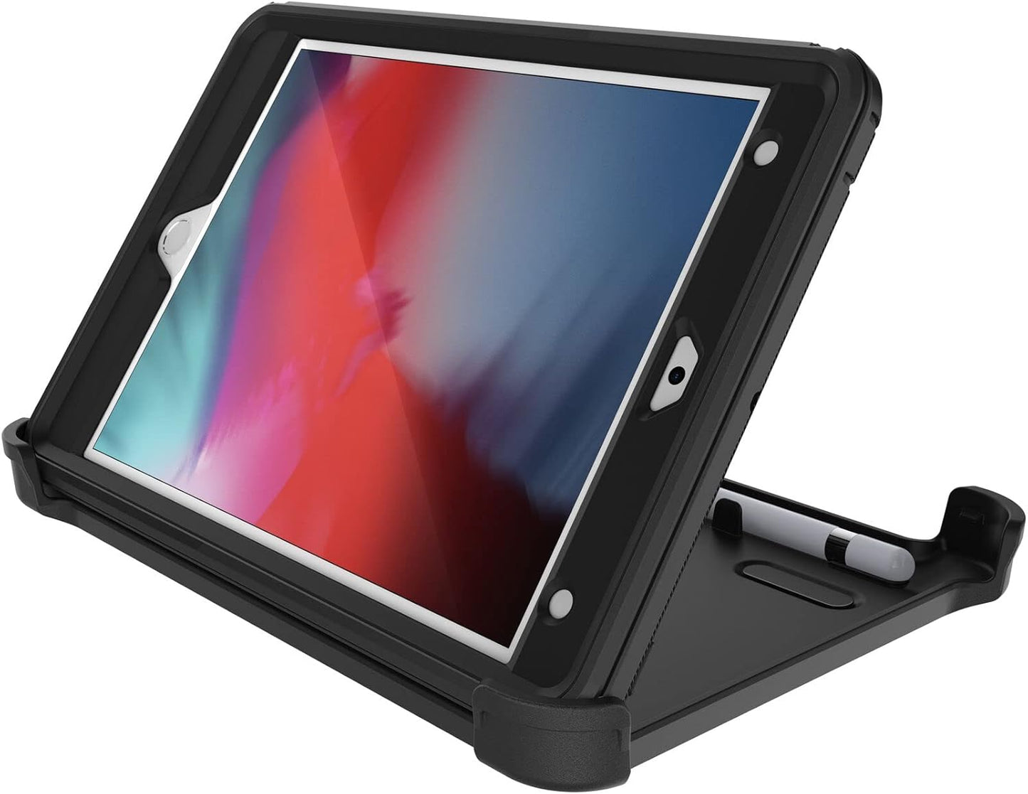 Styqeen Defender Armor Case for iPad Mini5 / Mini 4 with Belt Clip Holster Black