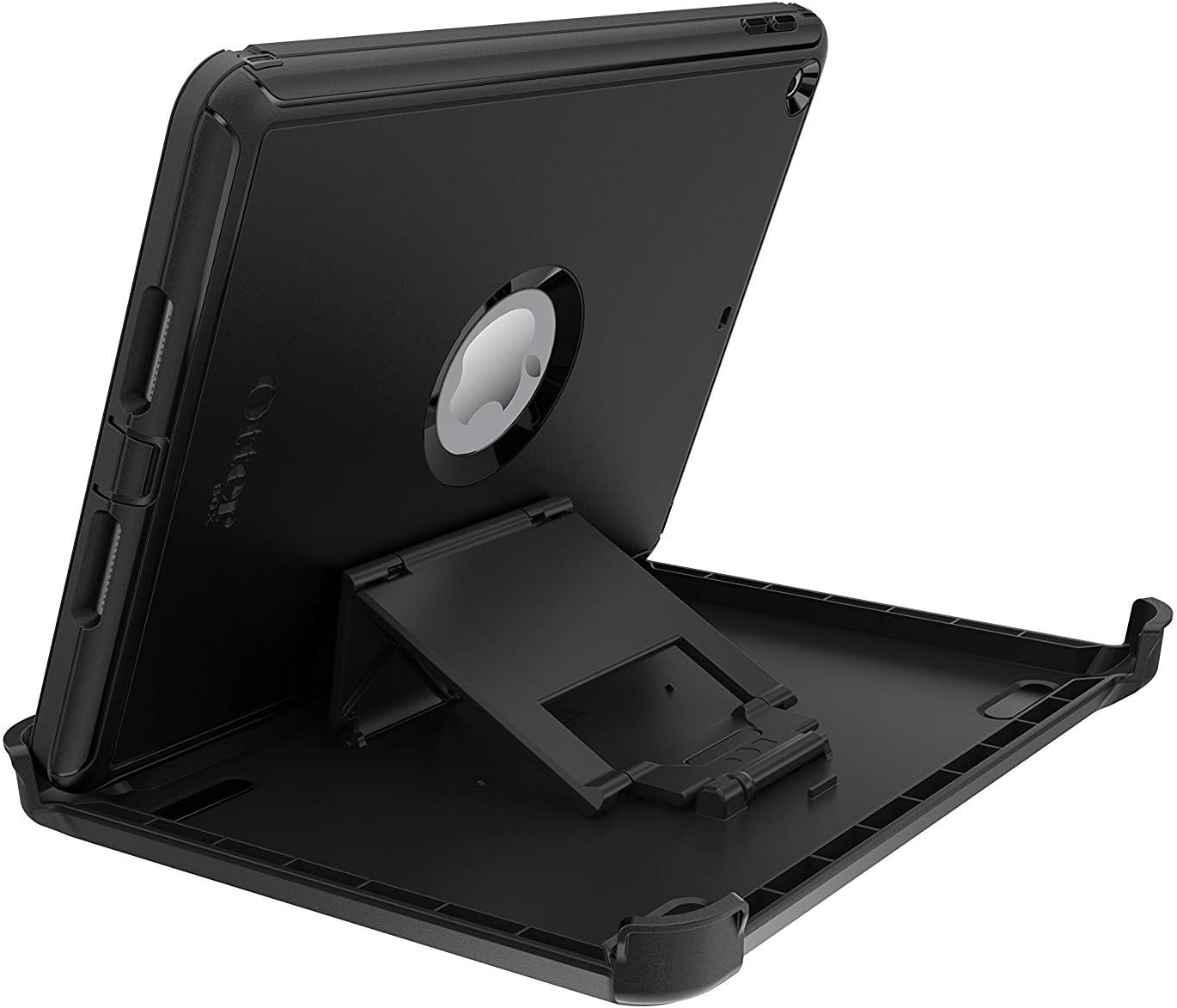 Styqeen Defender Armor Case for iPad 9.7 inch with Belt Clip Holster Black