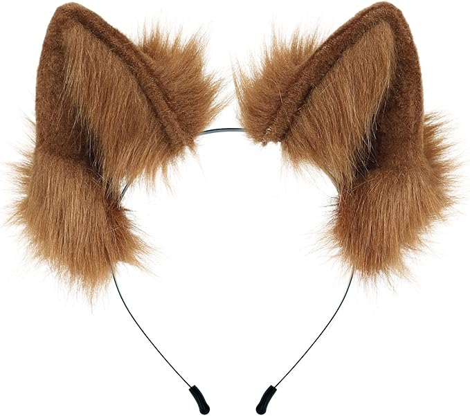 Furry Cat Wolf Fox Ears Headband Halloween Headwear Cosplay Costume Party for Women