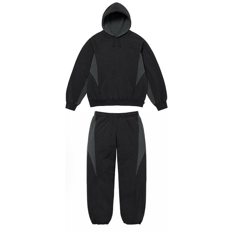 Fineryclothes Two-Tone Sweatsuit Set with Hoodie and Joggers