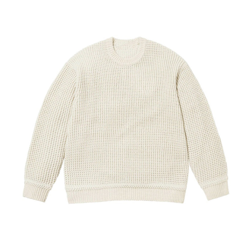 Fineryclothes Chunky Knit Sweater, Crewneck Pullover, Long Sleeve, Available in Black and Cream