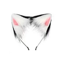 Halloween Sale - Plush Fox Ear Headband + Animal Claw & Tail Cosplay Set