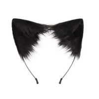 Halloween Sale - Plush Fox Ear Headband + Animal Claw & Tail Cosplay Set