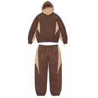 Fineryclothes Two-Tone Sweatsuit Set with Hoodie and Joggers