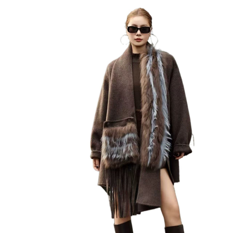 Women's Double-Faced Cashmere Coat - 2025 Autumn & Winter Style