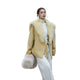 High-End Women's Double-Faced Cashmere Coat | Autumn Winter New Design with Detachable Fox Fur Collar