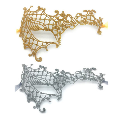 2PCS Mysterious Fun Lace Masks for Masquerade Proms, Hallowmas Party, Photo Shoot