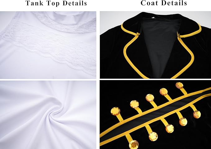 Pirate Costume for Kids Boys Deluxe Pirate Costume Set with Accessories Halloween Cosplay Party Dress Up