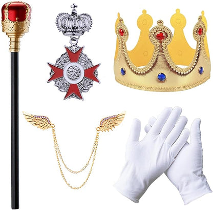 Prince Charming Costume for Kids Boys Royal Prince King Outfit Party Cosplay