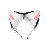 Halloween Sale - Plush Fox Ear Headband + Animal Claw & Tail Cosplay Set