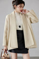 Women's 2025 A/W New Korean Petite Double-sided Cashmere Coat | Robe-style Tie Waist Woolen Outerwear