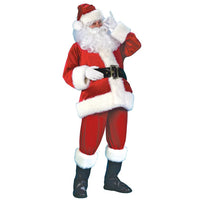 Santa Claus Costume for Men Velvet Santa Costume Professional Santa Suit Adult Men Santa Outfit Christmas Costume