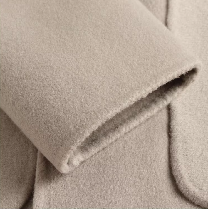 100% Cashmere Coat for Men - Winter Mid-Length, Stylish Double-Faced Woolen Casual Trench Coat (Youth-Focused)