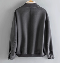 Men's Winter Trendy Reversible Cashmere Jacket | Light Luxury Short Baseball Style, Korean-Inspired Woolen Smart Overcoat