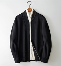 Men's Winter Trendy Reversible Cashmere Jacket | Light Luxury Short Baseball Style, Korean-Inspired Woolen Smart Overcoat