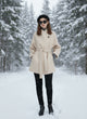 2025 Autumn Winter New! Women's High-End Double-Faced Cashmere Coat - Korean Waist-Cinching Slim Fit for Petite