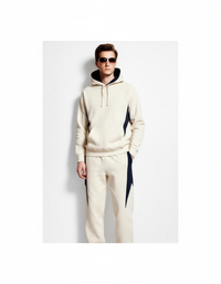 Fineryclothes Two-Tone Sweatsuit Set with Hoodie and Joggers